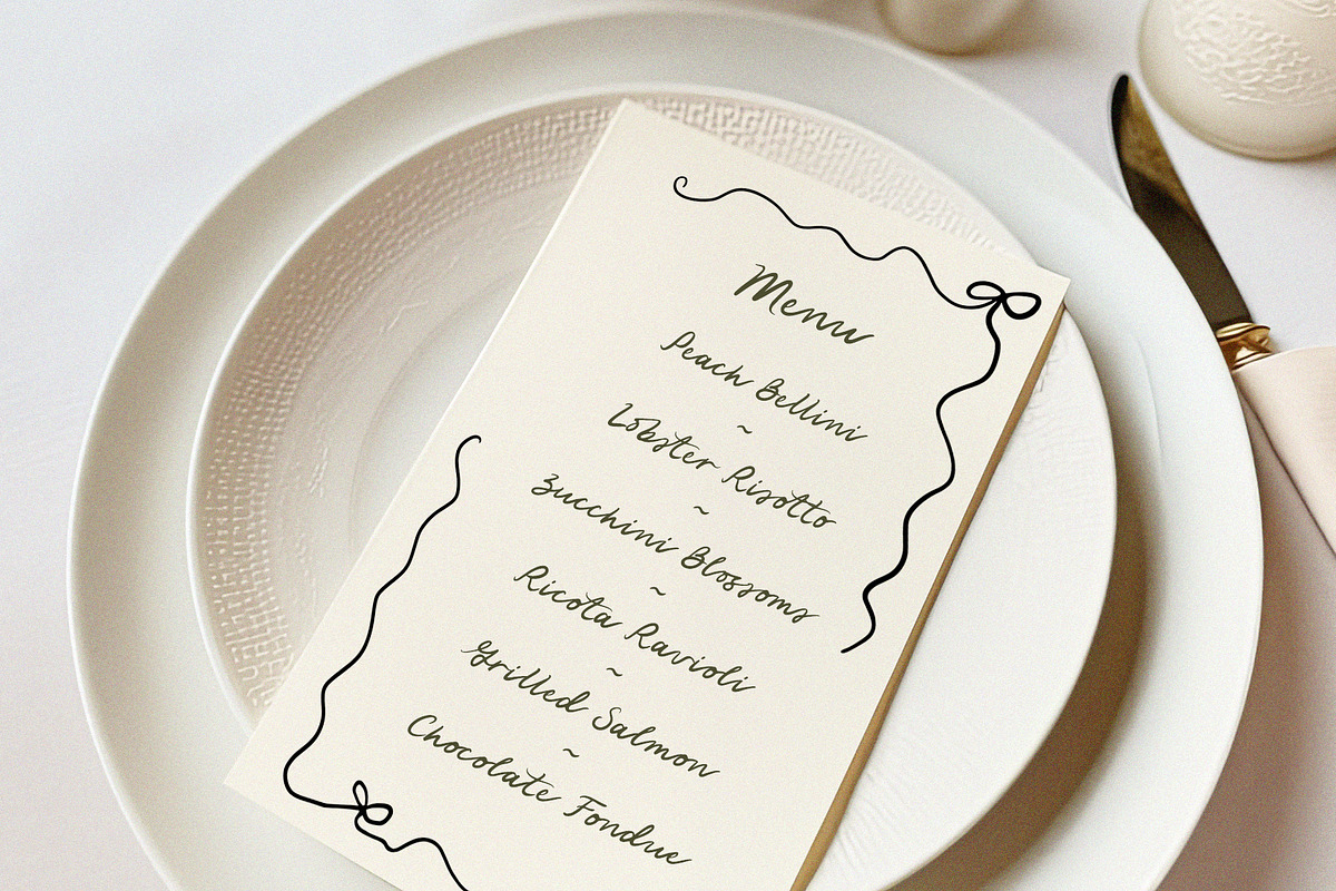 Rose Mary Handwritten Wedding Font, a Script Font by Calamar Studio (Photo 9 of 18)