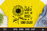 Sunflower SVG, Sunflower T-shirt, an Object Graphic by ClipartMuchLove (Thumbnail 1 of 5)