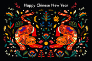 New Year & Christmas collection, a Seasonal Illustration by MoleskoStudio (Thumbnail 16 of 38)
