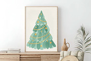 Watercolor Christmas Trees Clipart, an Illustration by SinaCreation (Thumbnail 5 of 7)