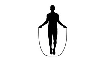 An energetic Jump Rope Silhouette, an Illustration by Amazin_art (Thumbnail 8 of 31)