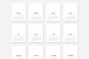 2027 Editable Calendar Template, a Poster Template by DesignStudioTeti (Thumbnail 2 of 9)