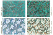 12 Hand Marbled Colorful Papers, a Texture Graphic by Marblingdom (Thumbnail 5 of 5)