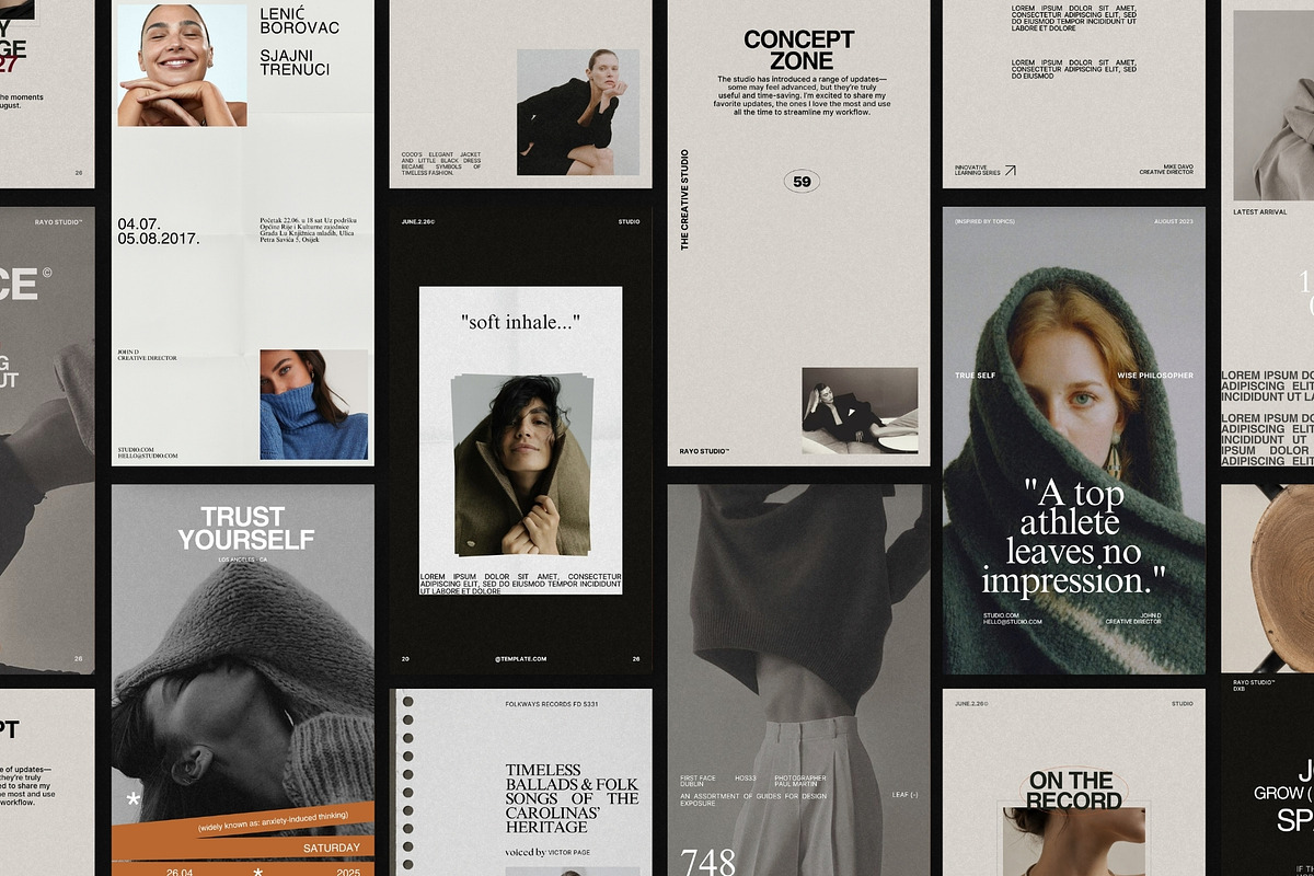 RAYO | Instagram Template (I), a Social Media Template by Pixel Grid (Photo 2 of 10)