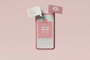 Screen Mockup with Bubble Chat, an Android Mockup by skybluecreative (Thumbnail 1 of 3)