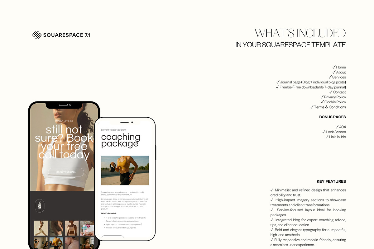 Squarespace 7.1 Website Template, a Squarespace Template by Iris Avenue Studio (Photo 2 of 8)
