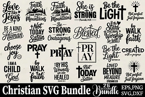 Christian SVG Bundle, an Object Graphic by DollarSmart