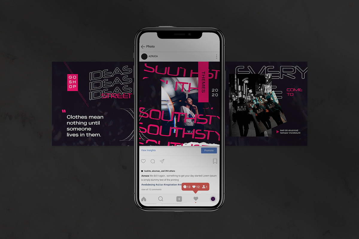 Oth-Hype Puzzle Instagram Feed, a Social Media Template by Azruca (Photo 4 of 7)