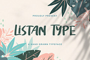 Listan Type - Playful Display Font, a Handwritten Font by StringLabs (Thumbnail 1 of 13)