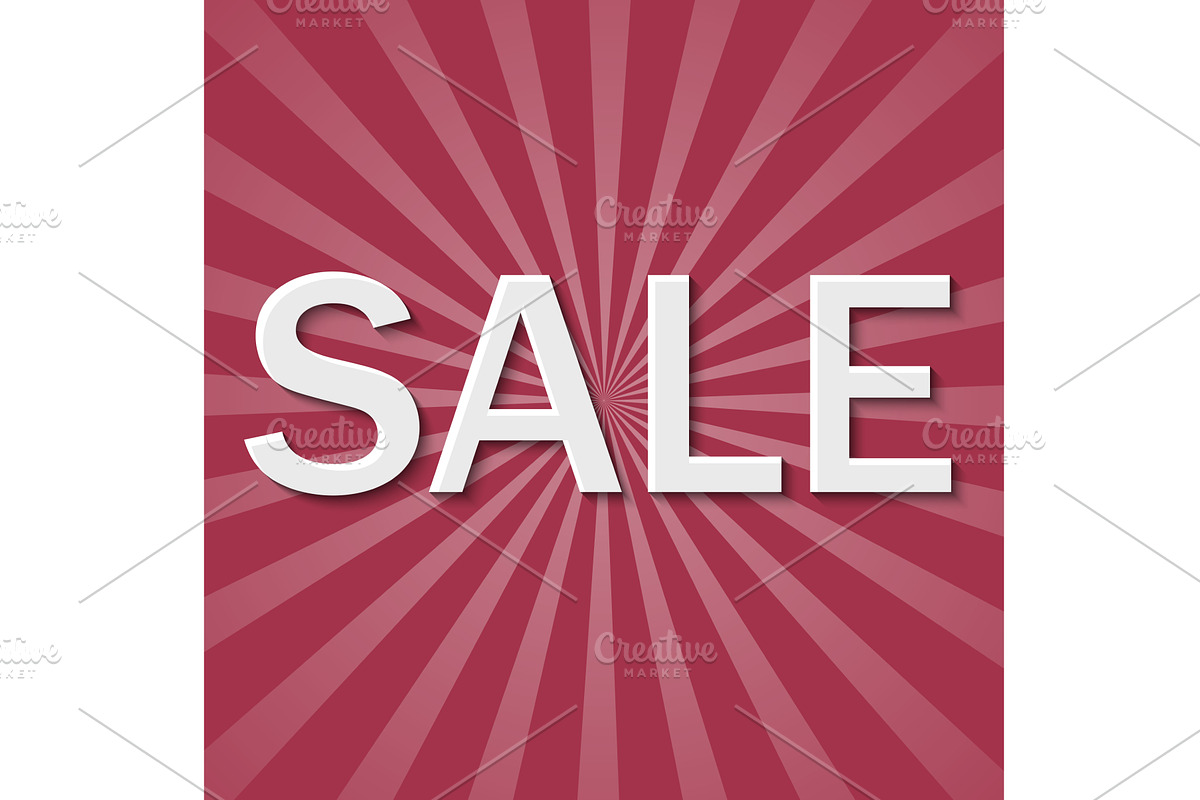 Sale paper banner., a Texture Illustration by piter.goskov