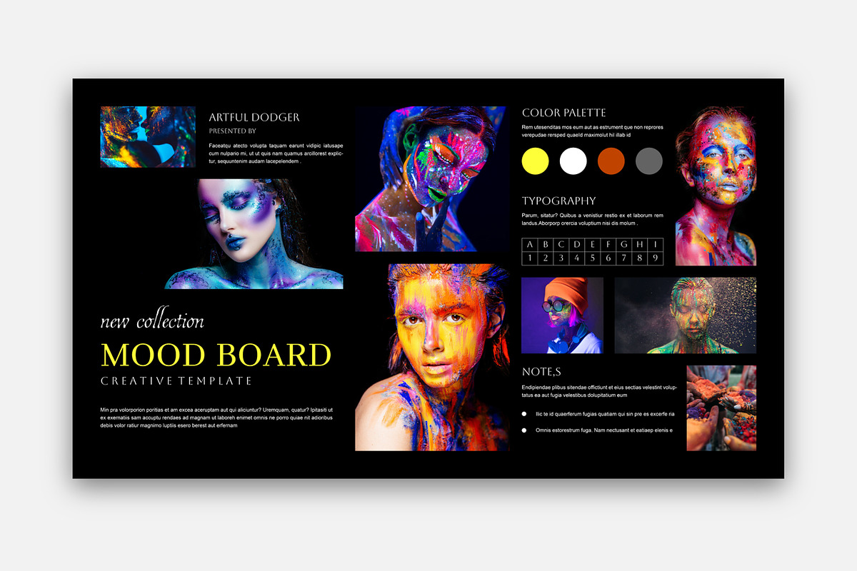 Modern Aesthetic Mood Board Collage, a Brochure Template by MightyDesign (Photo 3 of 6)
