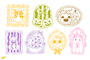 Halloween Frames Hand Drawn PNG, a Seasonal Illustration by LemonDesign (Thumbnail 2 of 3)