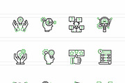 Critical Thinking & Problem Solving, an Outline Icon by IconBunny (Thumbnail 2 of 2)