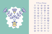 Whimsycal Botanics for Procreate, a Brush Add-On by Pencil Twist (Thumbnail 4 of 10)