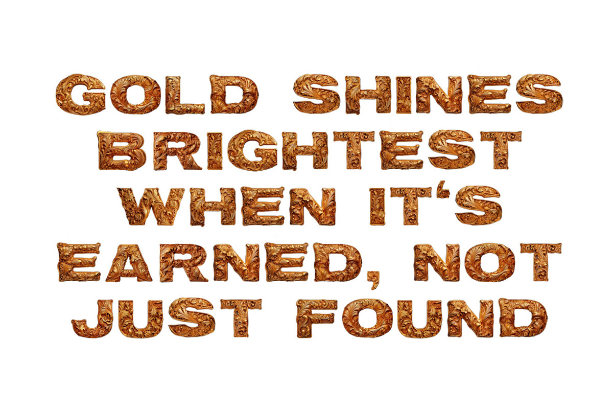 Gold Baroque Font, a Sans Serif Font by Handmadefont (Photo 6 of 10)