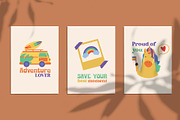 Retro LGBT Pride Month, a Person Illustration by Vibérains (Thumbnail 6 of 12)