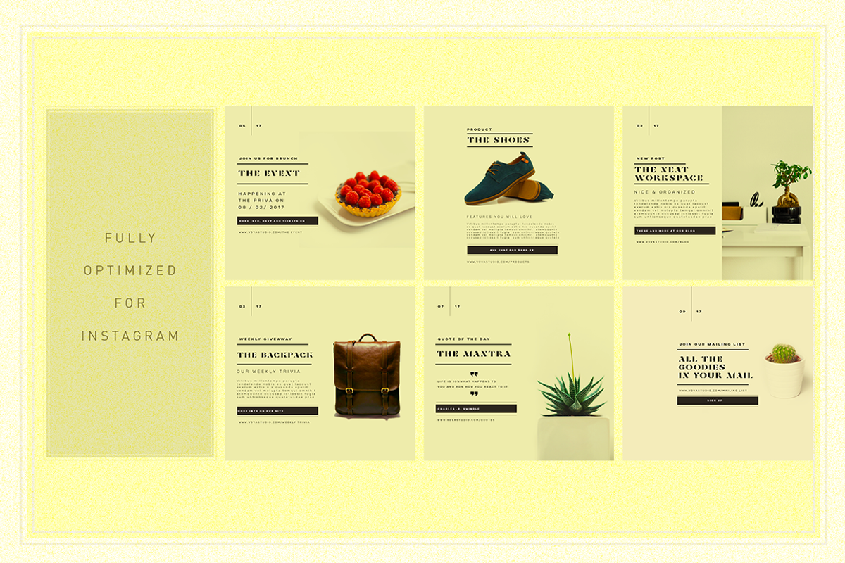 TANBIEGE Social Media Promo Posts, a Social Media Template by Vova (Photo 2 of 14)