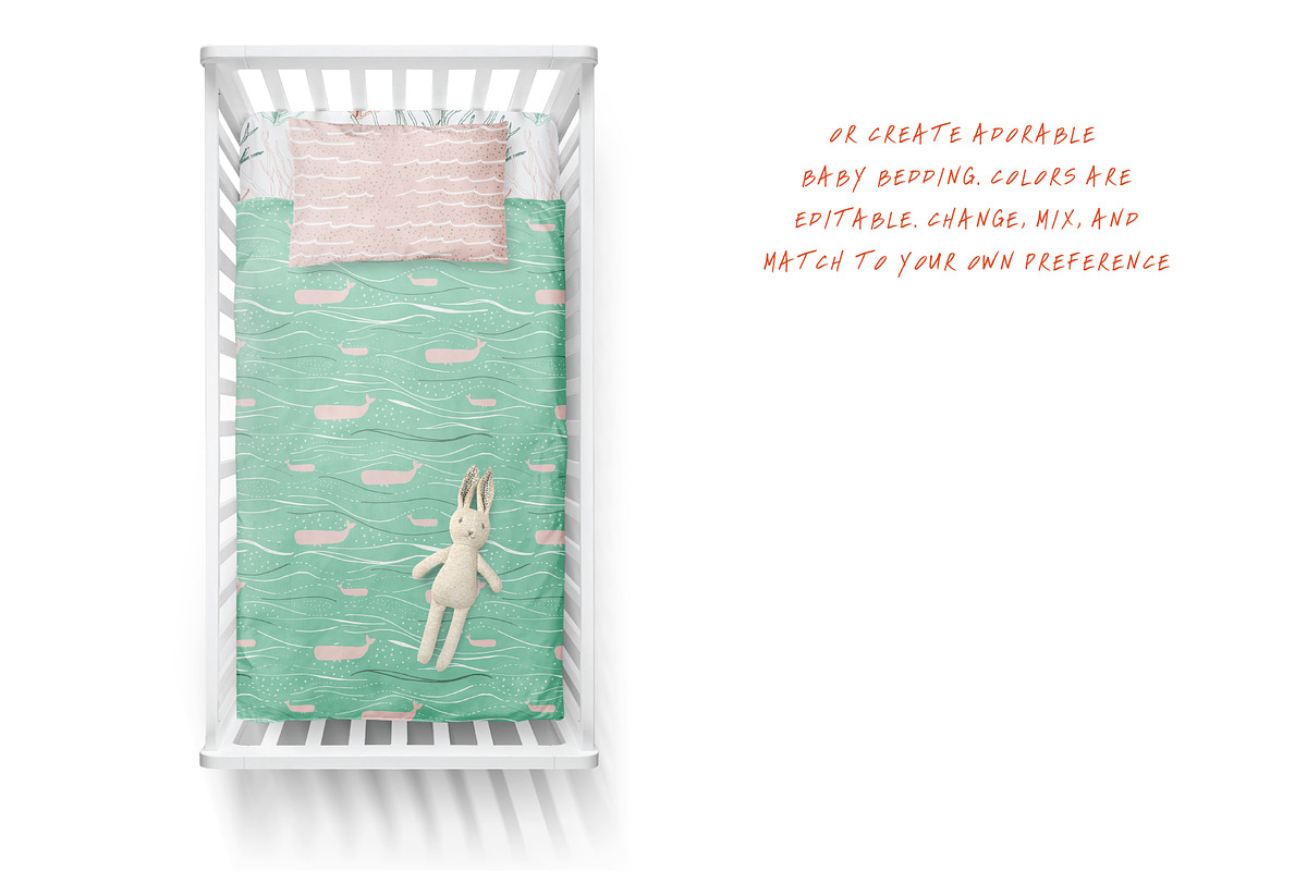 Sea life | Seamless Patterns, a Pattern Graphic by The Collective Studio (Photo 3 of 8)