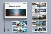 Photo Album Book Layout Landscape, a Magazine Template by E-Type (Thumbnail 1 of 8)