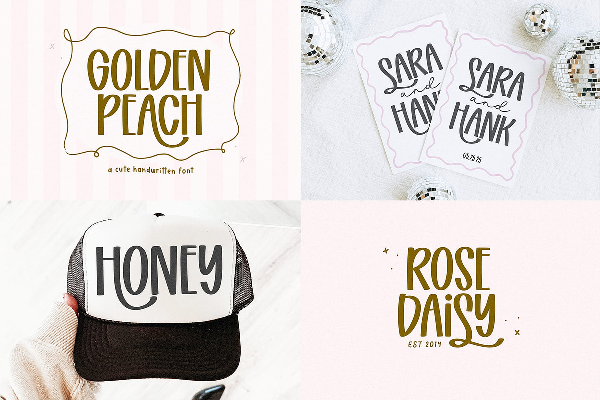 Cute & Trendy Font Bundle | Vol 2, a Handwritten Font by KA Designs (Photo 7 of 15)