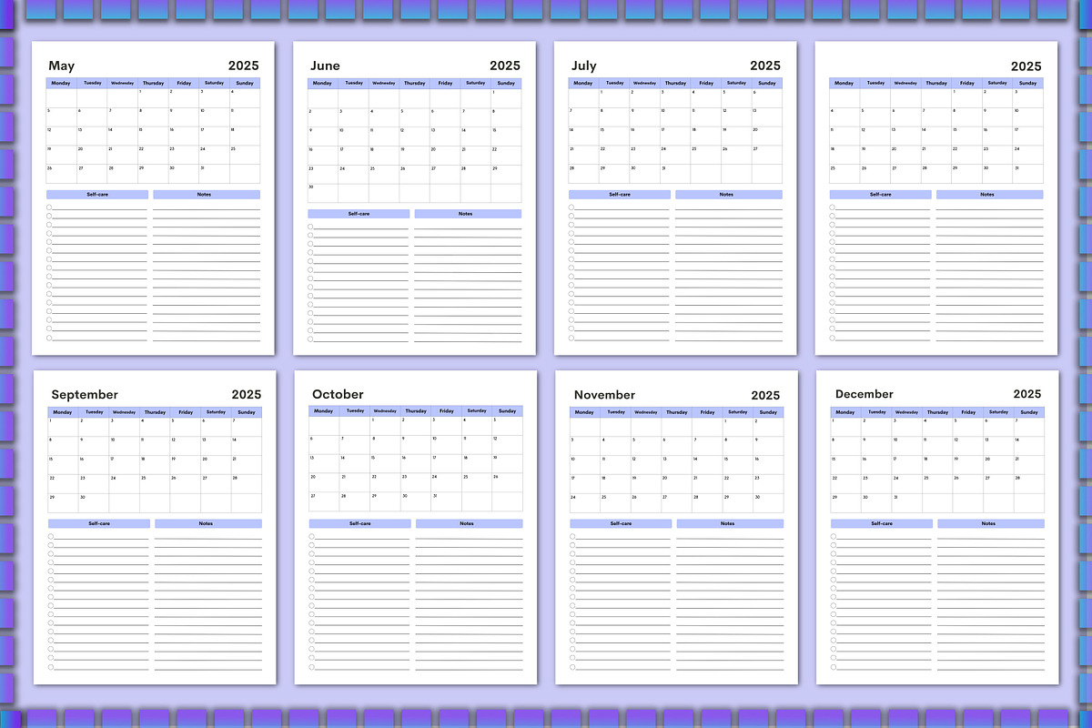 2025 Office Tasks Planner For Canva, a Stationery Template by Shumaya (Photo 3 of 5)