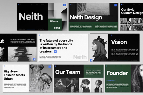 NEITH Urban Powerpoint Template preview 8