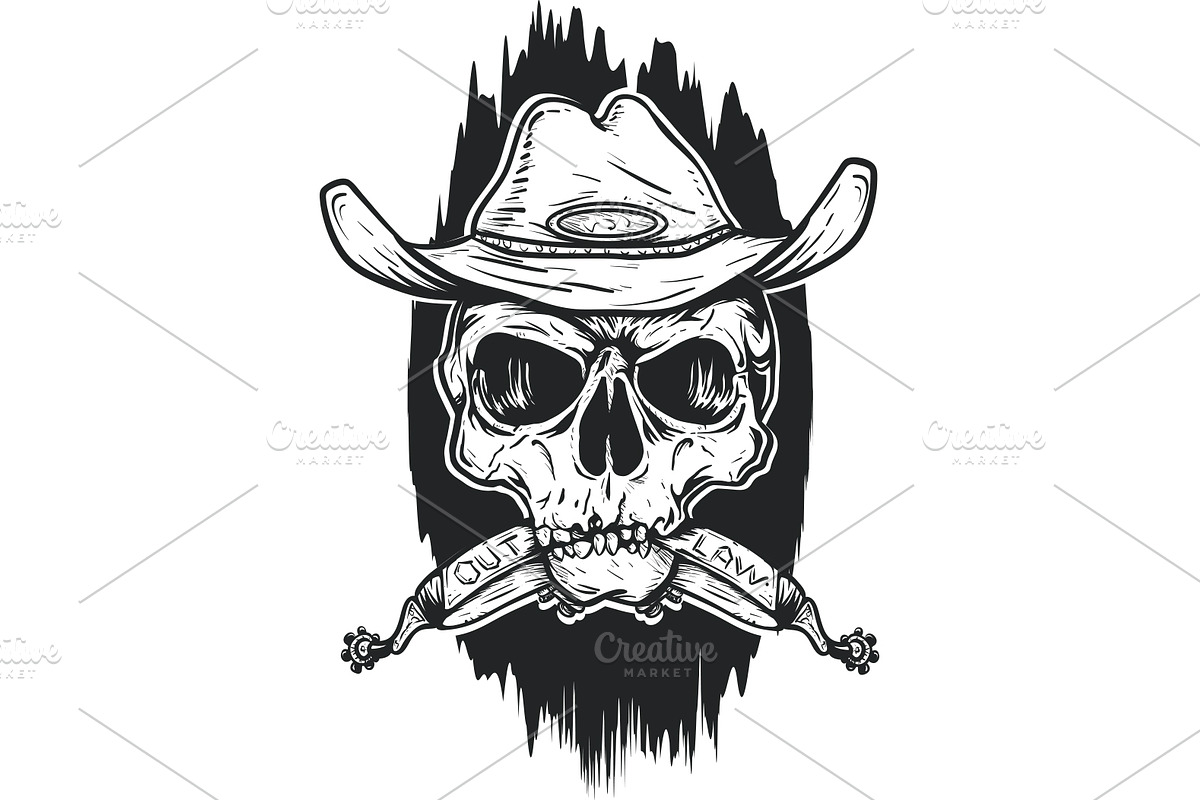Outlaw's Skull, an Illustration by BusOne (Photo 3 of 4)
