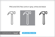 Minimal tool icons, an Outline Icon by Picture Window (Thumbnail 2 of 5)