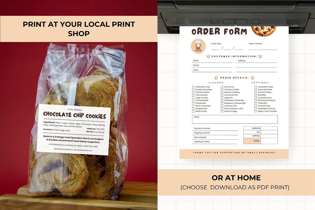 50+ Bakery Business Canva Templates, a Stationery Template by Anna Design Studio (Photo 11 of 14)