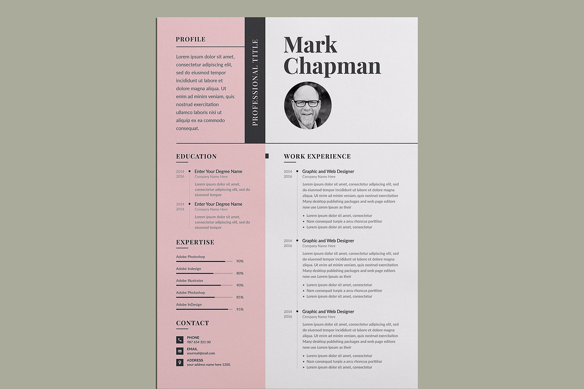 Resume & Cover Letter | Word & Canva preview 3