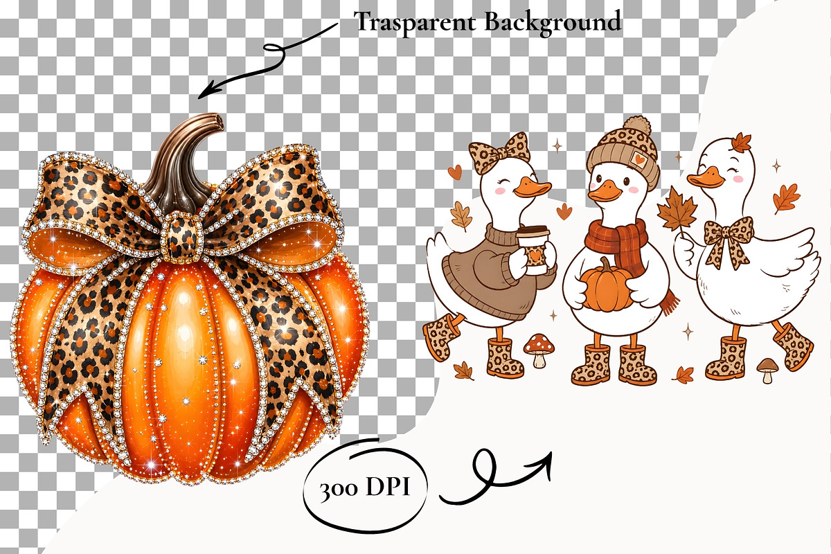 Fall Tshirt Prints Silly Goose Png, a Seasonal Illustration by SugarCloudStudioArt (Photo 2 of 5)