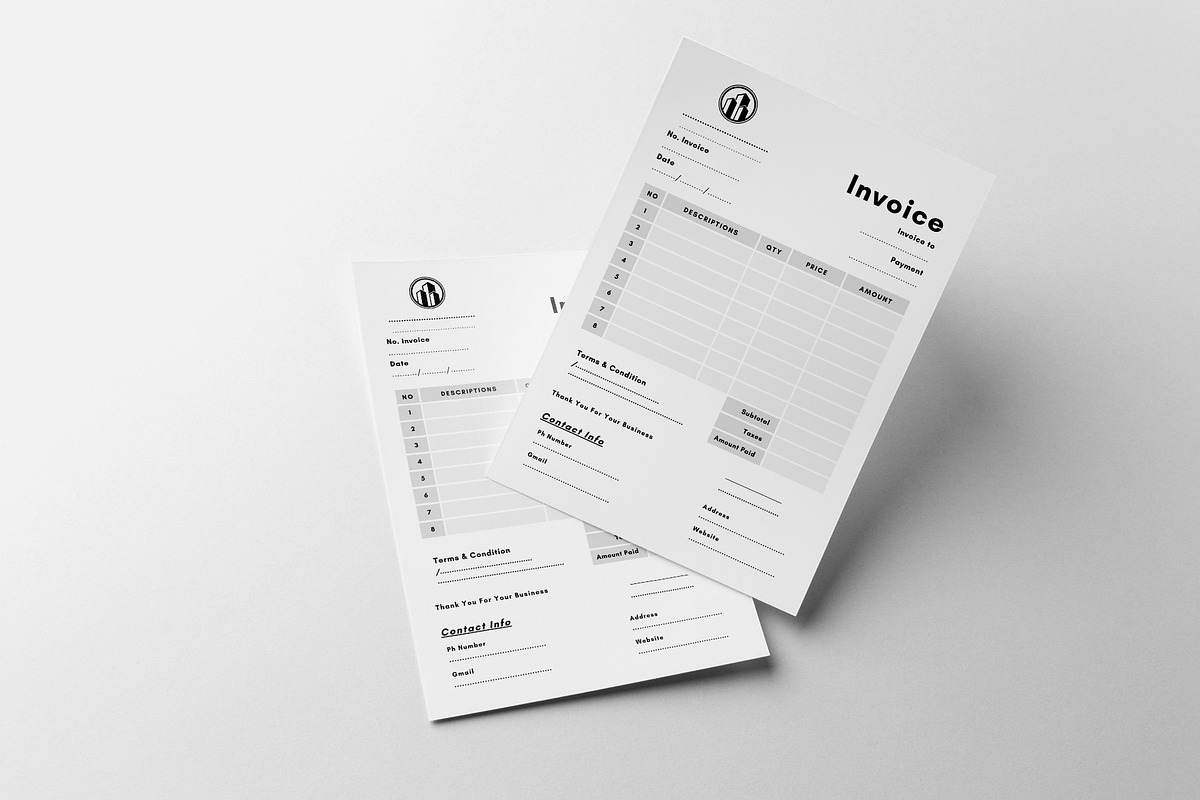Invoice Design, a Flyer Template by MNT-Creator (Photo 3 of 3)