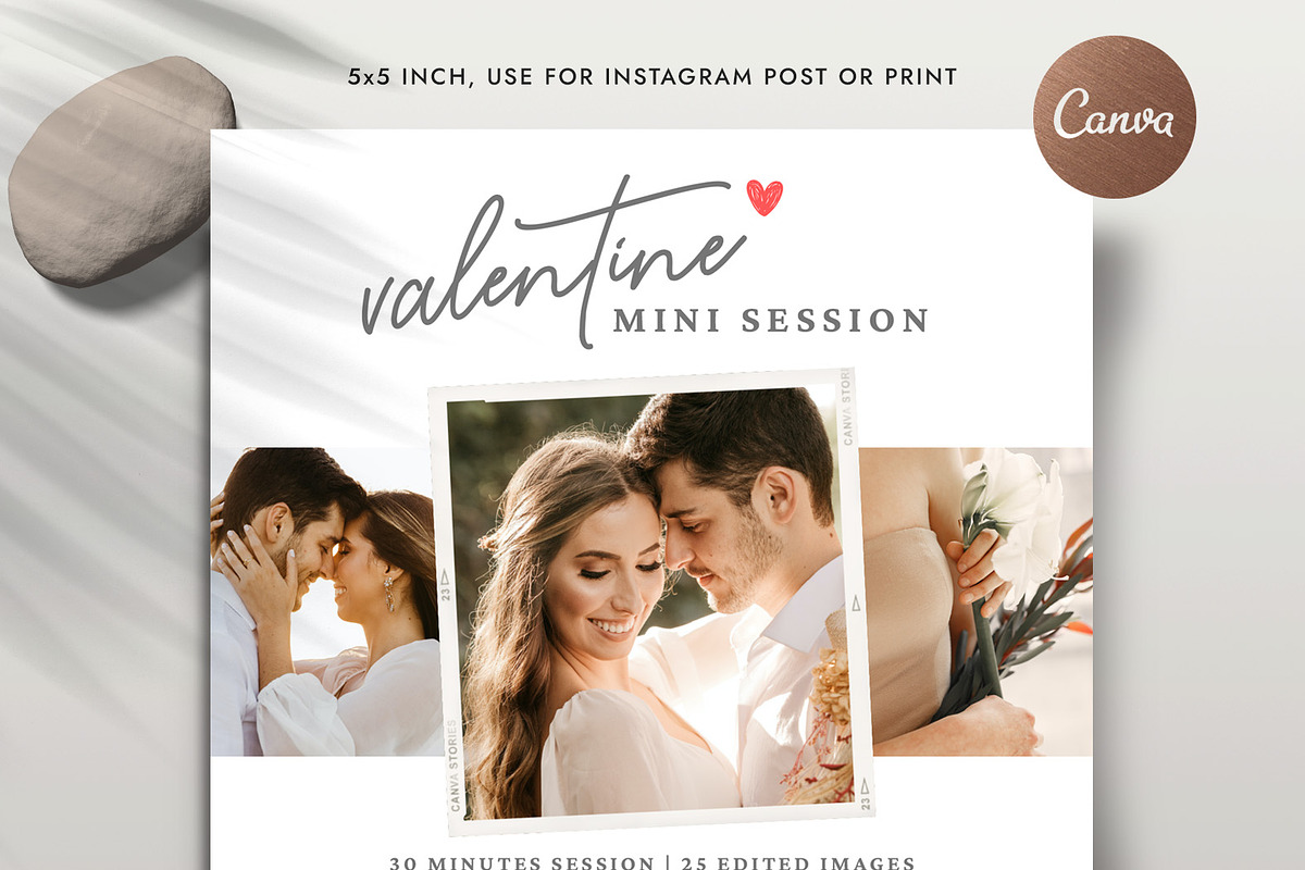 Valentine Mini Session MS084, a Flyer Template by Bellenity Design (Photo 3 of 3)