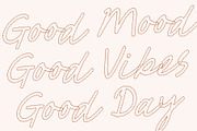 CS Boya Dashed, a Script Font by Craft Supply Co. (Thumbnail 4 of 8)