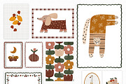 GOUASHE NURSERY hand-drawn set, an Animal Illustration by erasovas (Thumbnail 5 of 14)