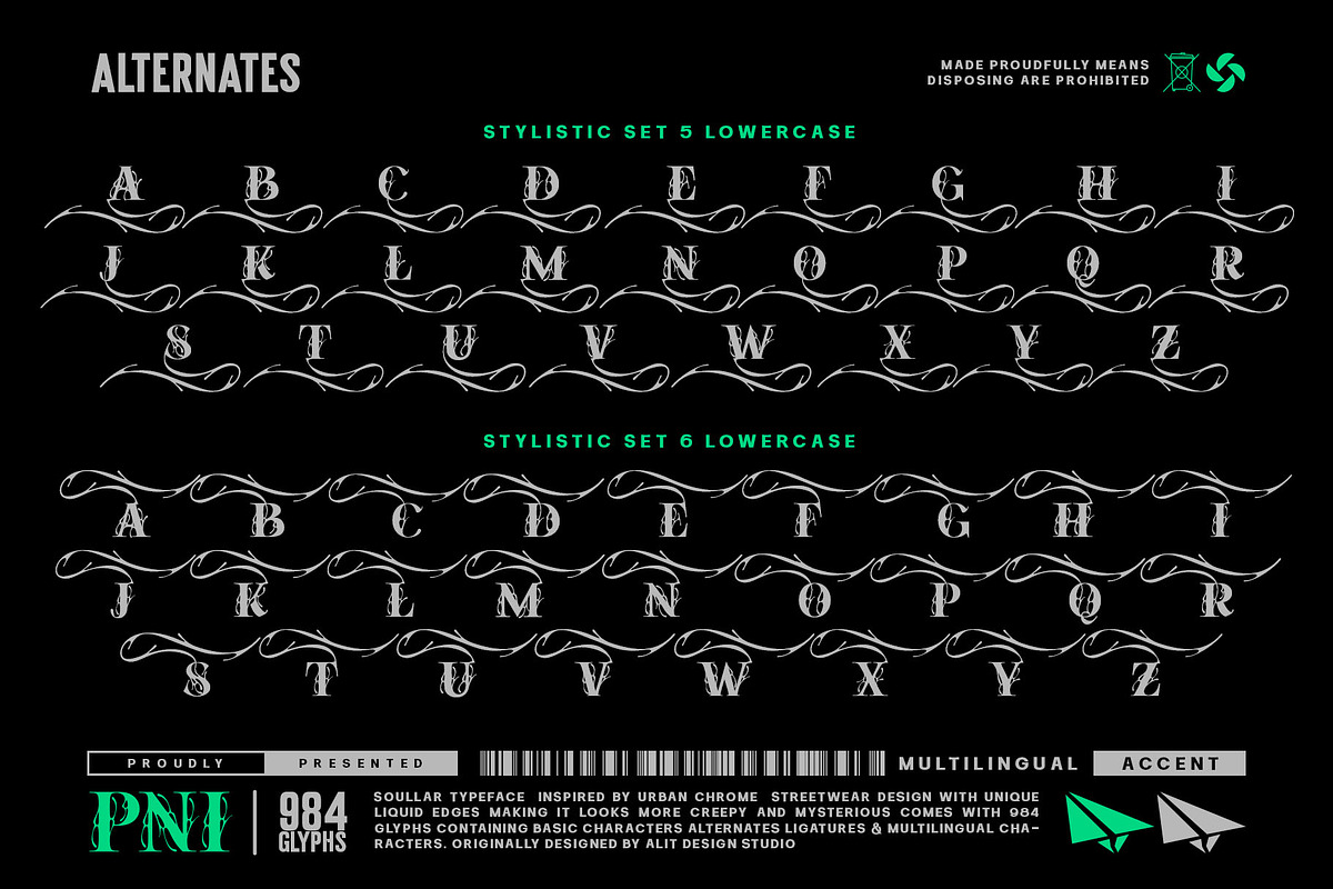 Soullar Typeface, a Serif Font by alit design (Photo 12 of 20)