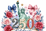 America 250th anniversary PNG bundle, a Decorative Illustration by HeavensStar (Thumbnail 7 of 16)