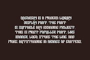Qaenrevy -  Modern & Luxury Font, a Sans Serif Font by QR Design Studio (Thumbnail 2 of 6)