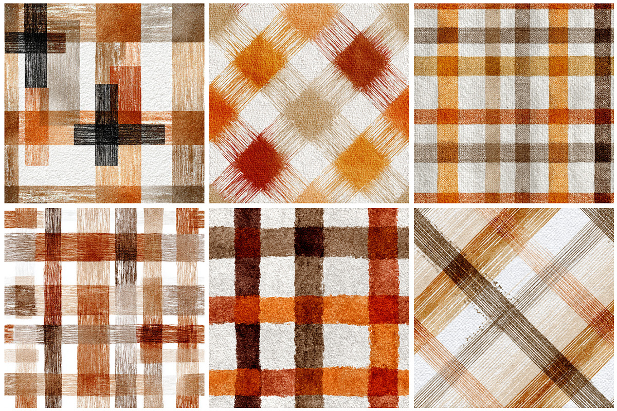 Autumn Plaid Seamless Pattern, a Texture Graphic by CitraGraphics (Photo 5 of 7)