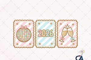 Yarn Crochet Happy New Year 2026 PNG, an Illustration by Creative Art