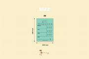 Mini Planner Study Template Digital, a Stationery Template by The Tran Studio (Thumbnail 2 of 6)