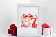 Funny Six Seven Valentine Coquette B, an Illustration by DreamPrint404 (Thumbnail 3 of 6)
