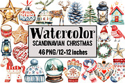 Scandinavian Christmas, an Illustration by Design Market (Thumbnail 1 of 3)