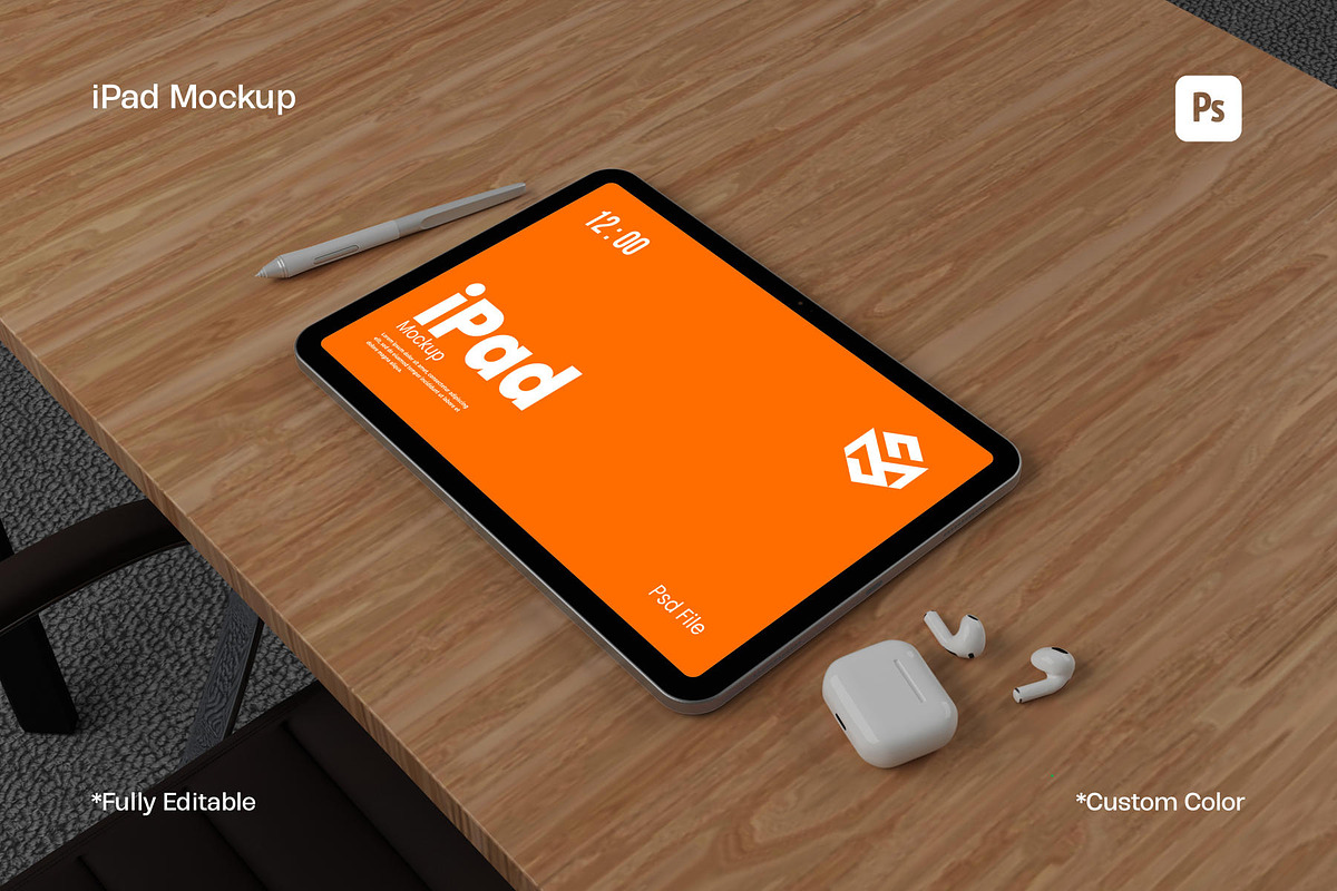 iPad Mockup, an iPad Mockup by sweetmaroon.studio (Photo 1 of 4)