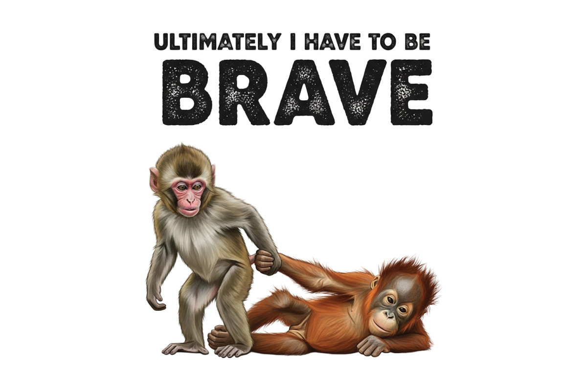 Baby Monkey Punch PNG, an Illustration by CraftArtStudio (Photo 1 of 4)