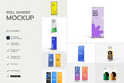 Roll-Up Banner Display Mockup Bundle, an Advertising Mockup by graphypix (Thumbnail 3 of 14)