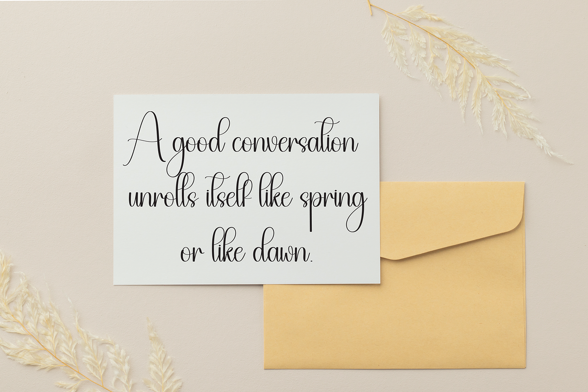 Reading | Script Font, a Handwritten Font by Scratchones (Photo 3 of 9)