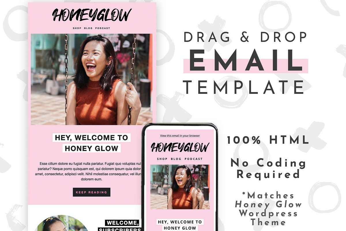 Email Newsletter Template Mailchimp, an Email Template by ltsdesigns (Photo 1 of 3)