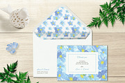 Blue Flower Watercolor Wedding Suite, an Invitation Template by Love Design (Thumbnail 6 of 13)