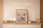 MERRY & BRIGHT Christmas Mockups, a Household Mockup by The Bambi Collective (Thumbnail 16 of 17)